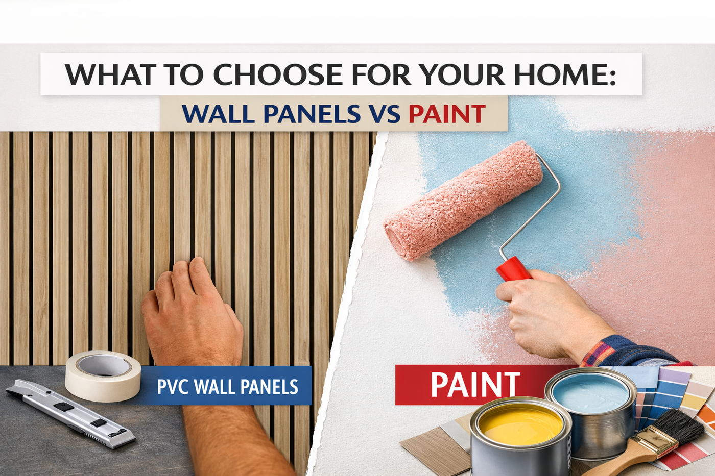 Paint vs PVC Panels: An Honest Comparison for Homeowners